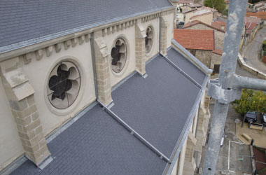 Couverture - Zinguerie Eglise de Clérieux