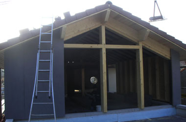 Surélévation - Extension Extention d’une habitation en ossature bois à VALENCE